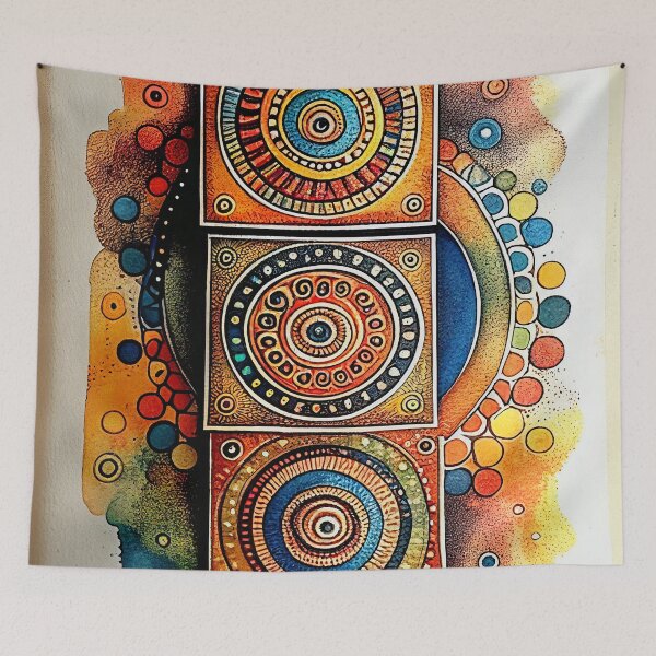 Item preview, colourful squares    designed and sold by franknolimits.