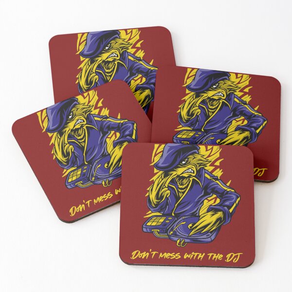 Item preview, Don´t Mess With The DJ. Angry Eagle Musical Warning designed and sold by Rebel-Design.