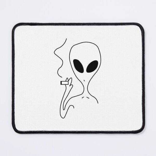 Item preview, Smoking Alien designed and sold by SesatyaStore.