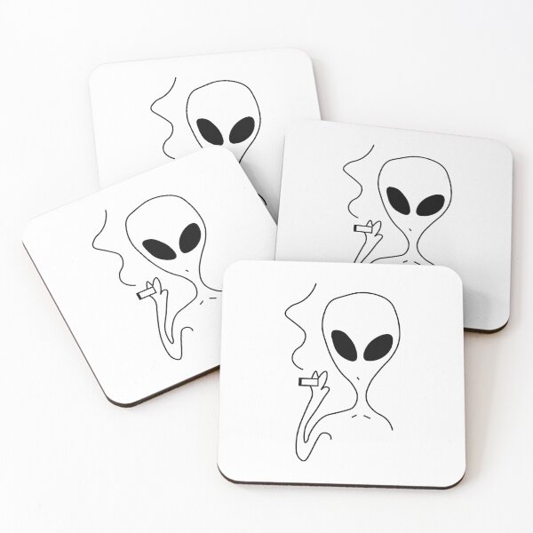 Item preview, Smoking Alien designed and sold by SesatyaStore.