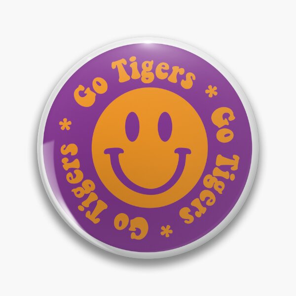 Item preview, go tigers smiley face  designed and sold by Carol R.