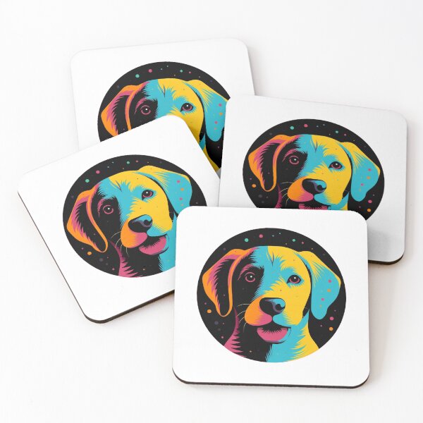 Item preview, Pop Art inspired Puppy Design designed and sold by WhimsyWear-Fun.