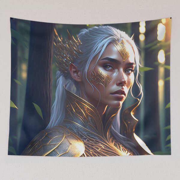 Item preview, Beautiful Wood Elf Warrior designed and sold by magikman65.
