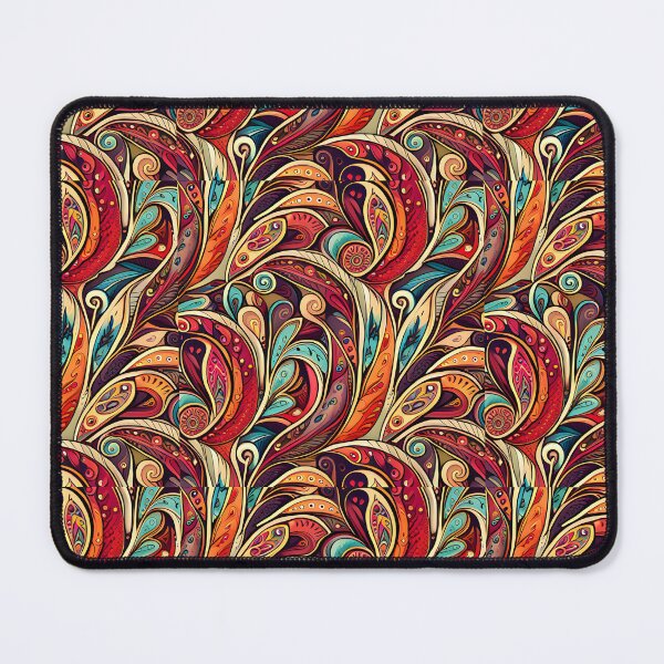 Item preview, Maroon/Teal Paisley  designed and sold by James-Landon.