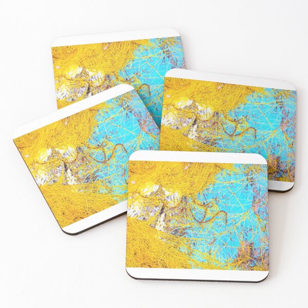 Item preview, Greek Fishing Nets Abstract Art Print poster nickbrayimages designed and sold by nickbrayimages.