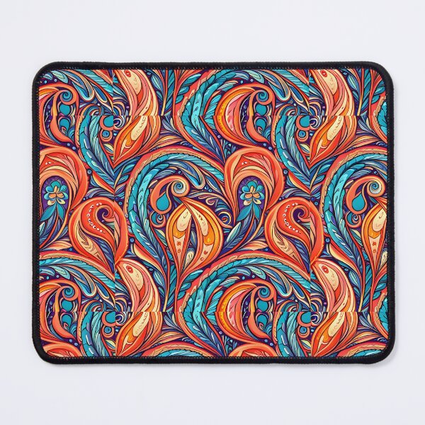 Item preview, Blue/Red Paisley designed and sold by James-Landon.