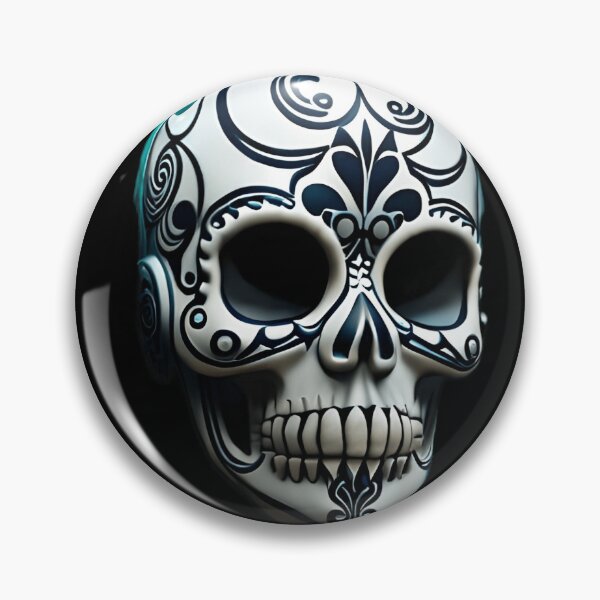 Item preview, A close up of an ornamented skull designed and sold by Hillol Bora.