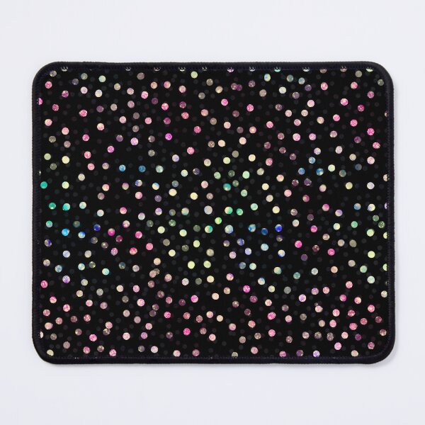 Item preview, Elegant Iridescent Glitter Dots Black Design designed and sold by NdesignTrend.