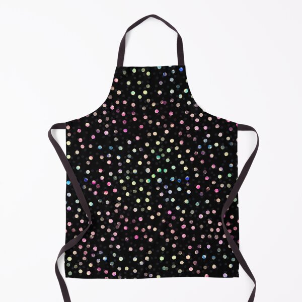 Item preview, Elegant Iridescent Glitter Dots Black Design designed and sold by NdesignTrend.
