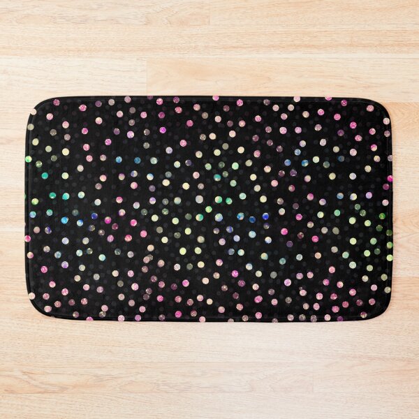 Item preview, Elegant Iridescent Glitter Dots Black Design designed and sold by NdesignTrend.