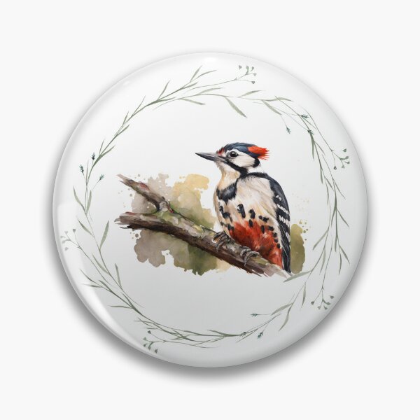 Item preview, Woodpecker on a branch designed and sold by Penny61.