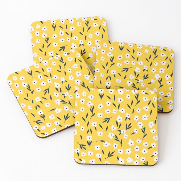 Item preview, Yellow floral designed and sold by BubblePandas.