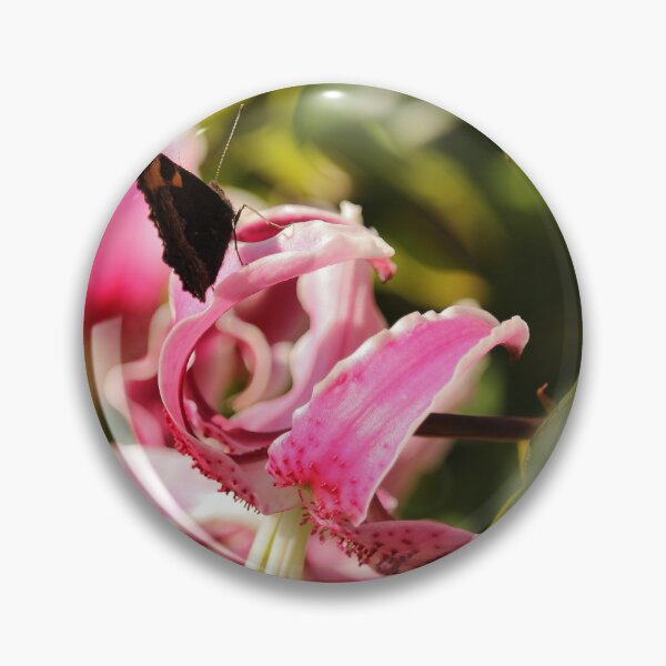 Item preview, Butterfly on Pink Flower Nature Lovers Vertical designed and sold by eddiebarronshop.