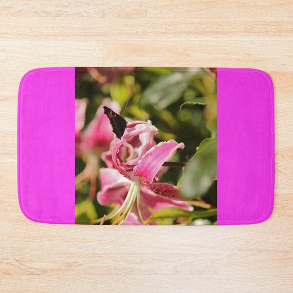 Item preview, Butterfly on Pink Flower Nature Lovers Vertical designed and sold by eddiebarronshop.