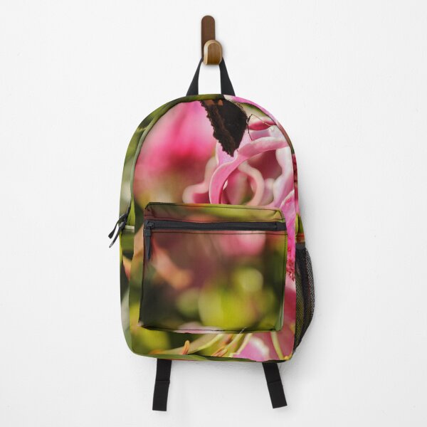 Item preview, Butterfly on Pink Flower Nature Lovers Vertical designed and sold by eddiebarronshop.