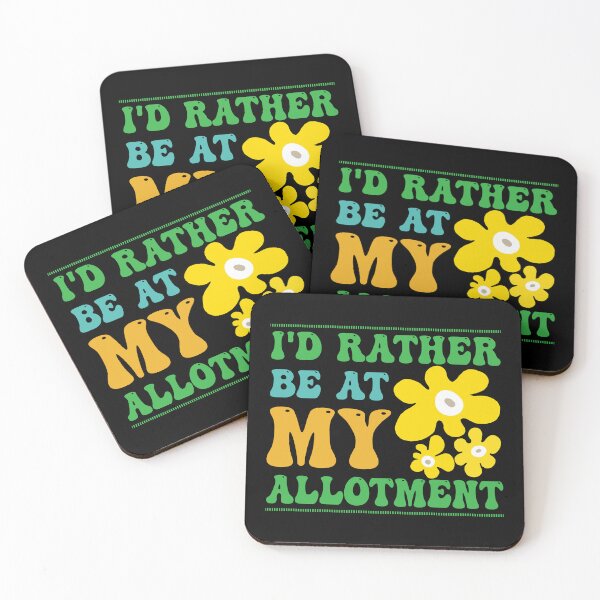 Item preview, Id Rather be at my Allotment Quote designed and sold by HotHibiscus.