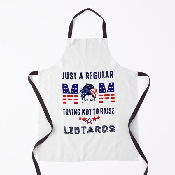 Item preview, Just a Regular Mom Trying Not To Raise Libtards T-Shirt/ Conservative USA T-Shirt/ Rally T-Shirt/ Mother's Day T-Shirt/ Conservative Mom Tee/Homeschool Mom T-Shirt designed and sold by The Bored Buffoon.