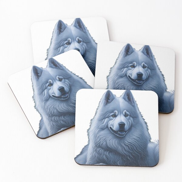 Item preview, Samoyed Portrait designed and sold by AI-Pets.