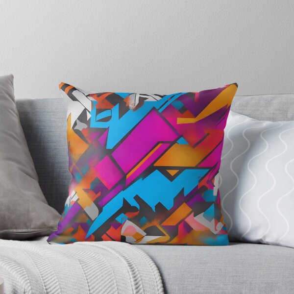 Aperçu de l'œuvre Hot Graffiti Pattern No. 1 créée et vendue par SvahaDesigns.