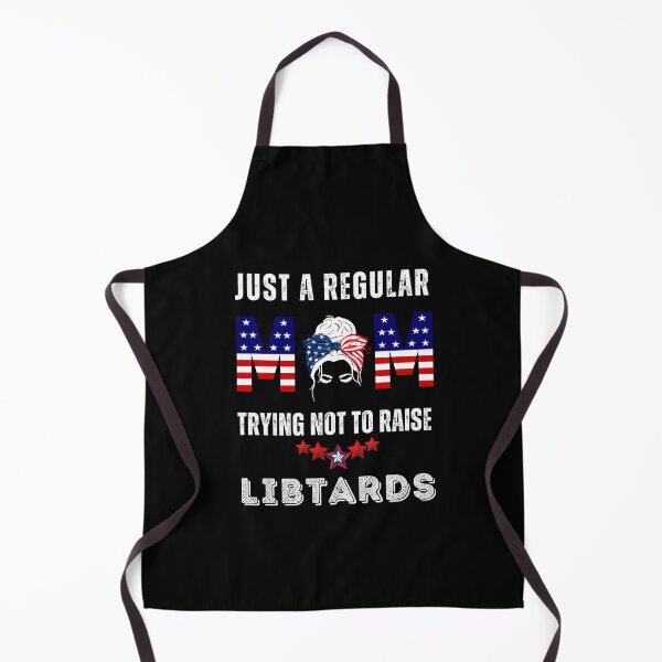 Item preview, Just a Regular Mom Trying Not To Raise Libtards T-Shirt/ Conservative USA T-Shirt/ Rally T-Shirt/ Mother's Day T-Shirt/ Conservative Mom Tee/Homeschool Mom T-Shirt designed and sold by The Bored Buffoon.