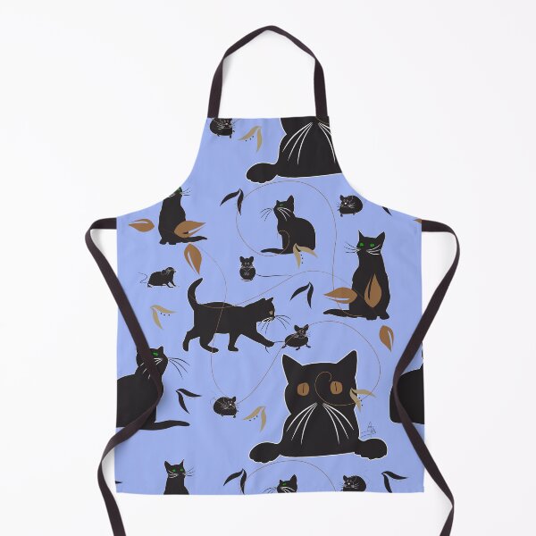 Item preview, Cats chasing mice Blue designed and sold by AmagineDesign.