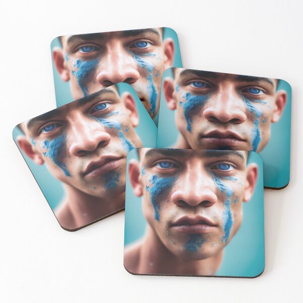 Item preview, The beautiful man with the blue eyes designed and sold by Pixelboys.