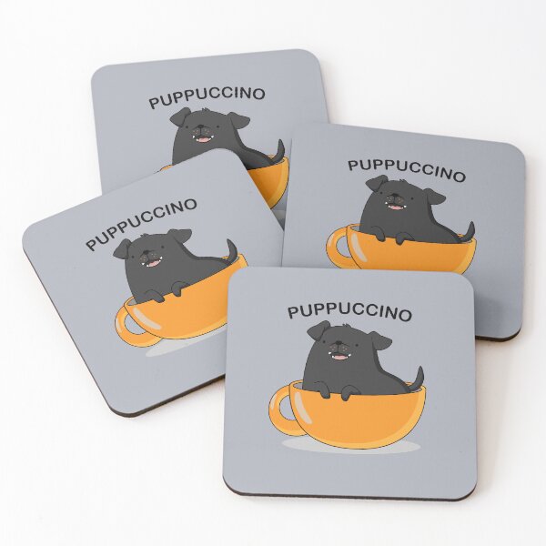 Item preview, PUPPUCCINO dog in a mug designed and sold by Artgaus1.