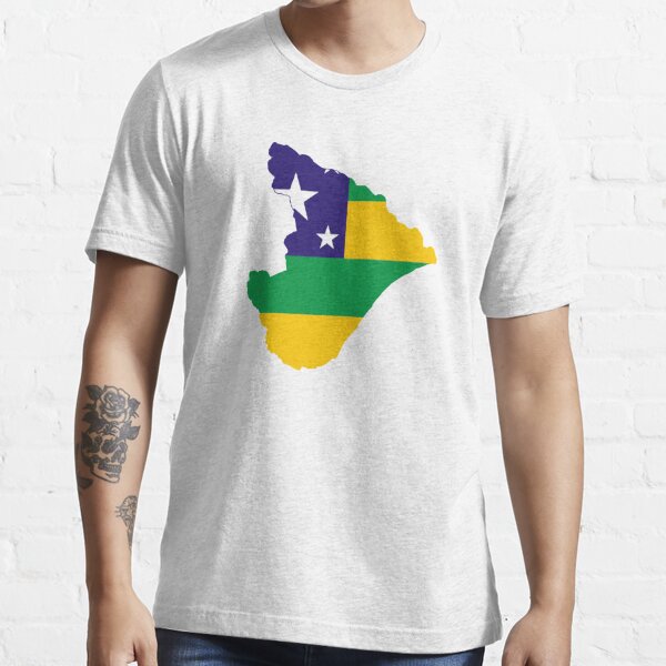 Flag Map of Brazilian State of Sergipe  Essential T-Shirt for