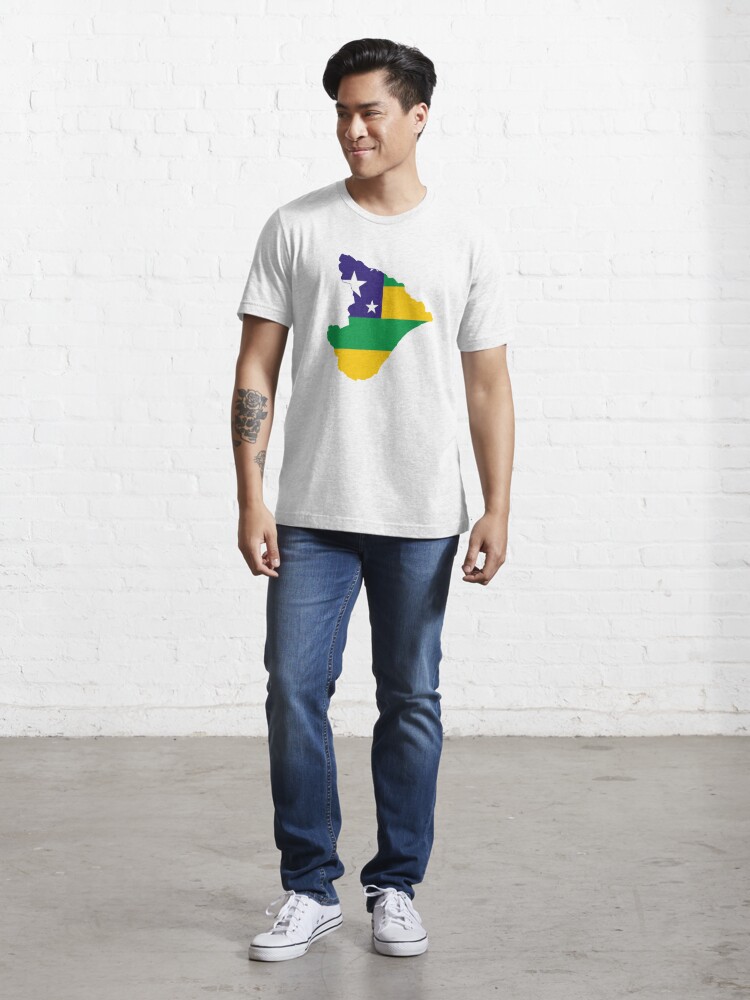 Flag Map of Brazilian State of Sergipe  Essential T-Shirt for