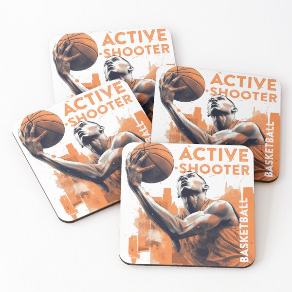 Item preview, active shooter basketball designed and sold by adigitaldreamer.
