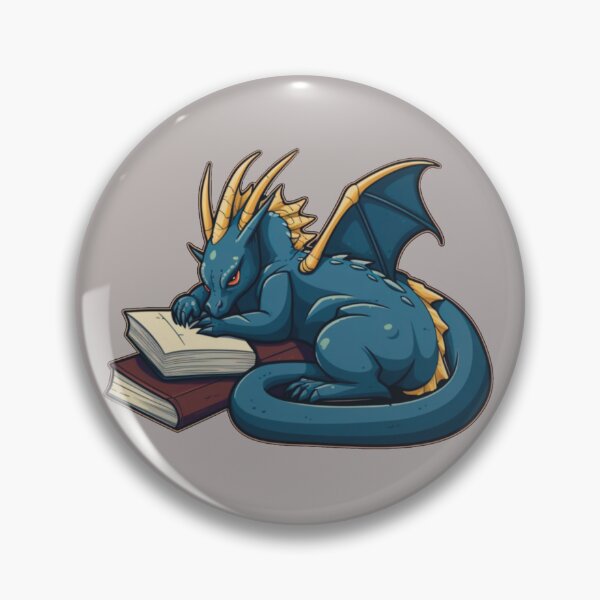 Item preview, The Scholarly Azure Drake designed and sold by ColorsofDawn.