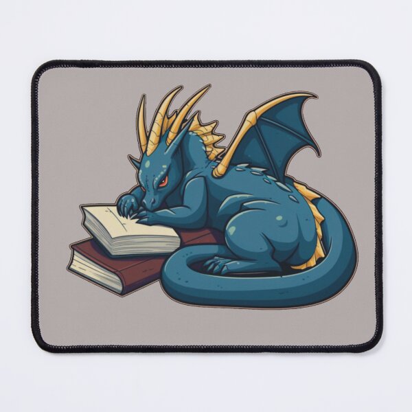 Item preview, The Scholarly Azure Drake designed and sold by ColorsofDawn.