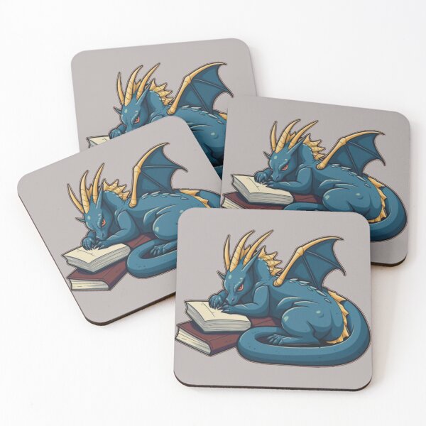 Item preview, The Scholarly Azure Drake designed and sold by ColorsofDawn.