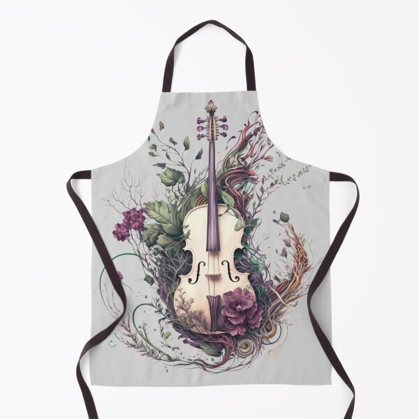Item preview, Nature's Symphony: Floral Violins and Rococo Elegance #1 designed and sold by AntielARt.