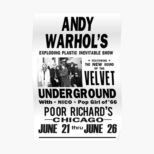Andy Warhol's Velvet Underground Poster