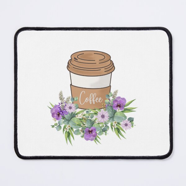 Artikelvorschau, Kaffeeliebhaber mit Blumen entworfen und verkauft von OByD.