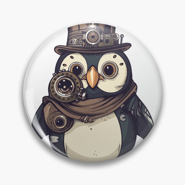 Artikelvorschau, Cute Penguin in Steampunk Clothing entworfen und verkauft von WhiskerWheels.