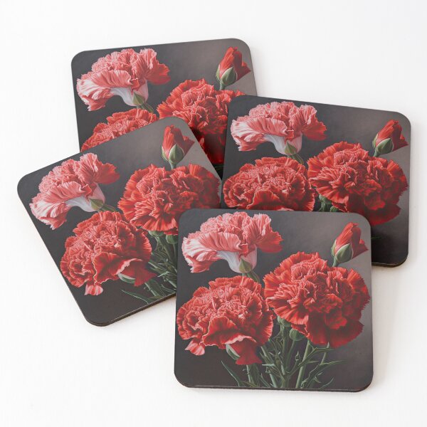 Item preview, Red Carnations  designed and sold by Vanover Designs.