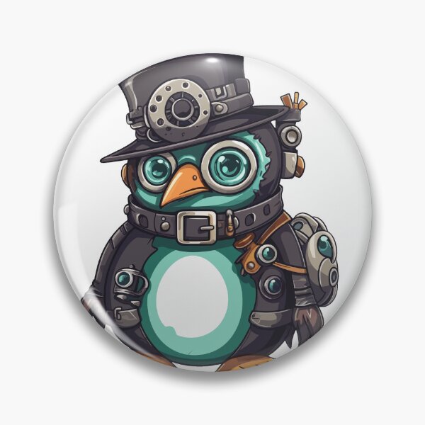 Artikelvorschau, Cute Penguin in Steampunk Clothing entworfen und verkauft von WhiskerWheels.