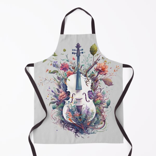 Item preview, Nature's Symphony: Floral Violins and Rococo Elegance #2 designed and sold by AntielARt.