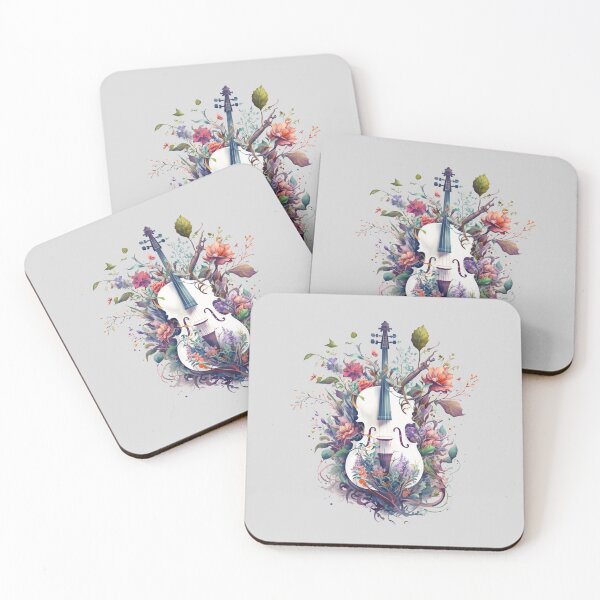 Item preview, Nature's Symphony: Floral Violins and Rococo Elegance #2 designed and sold by AntielARt.