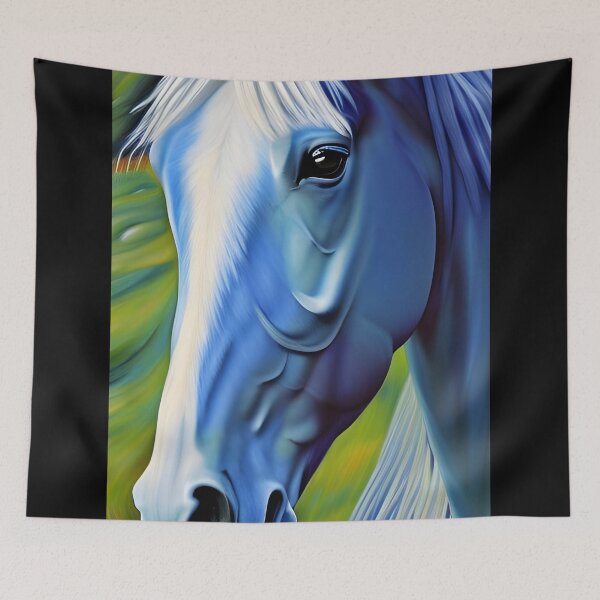Aperçu de l'œuvre Portrait de cheval, empâtement, Ai Generated Art créée et vendue par ACC .