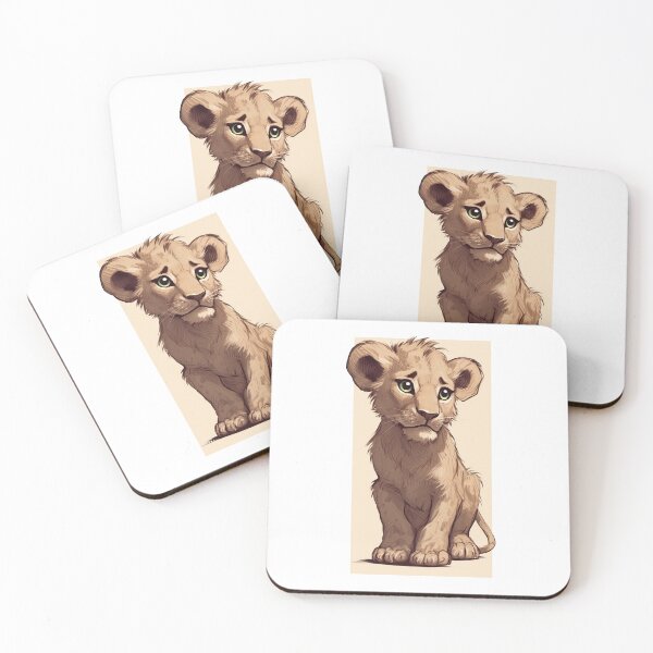 Item preview, Sketch of a lion cub with green eyes. designed and sold by Andrew Shishkin.