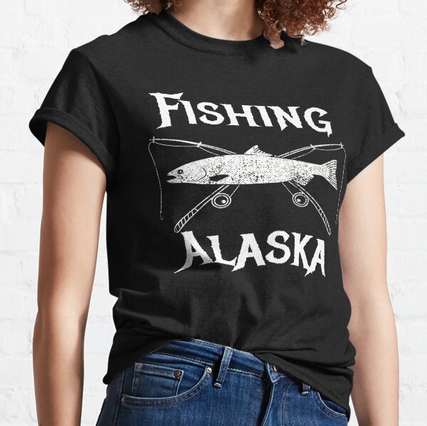 Alaska Shirt Salmon Fishing the Last Frontier Alaska 