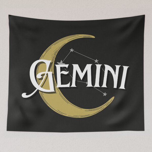 Item preview, Celestial moon in Gemini design. designed and sold by CreativeStrand.