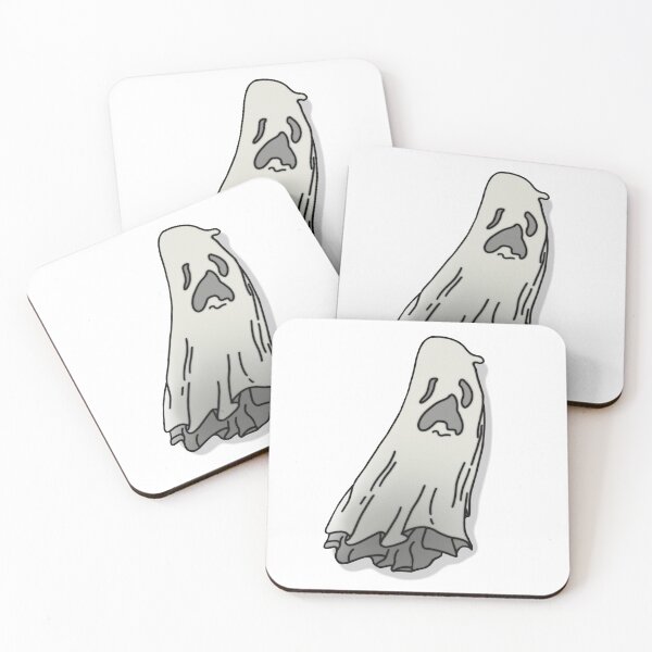 Item preview, Cartoon Despairing Ghost  designed and sold by StickAndTwisted.