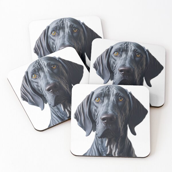 Item preview, Weimaraner  Portrait designed and sold by AI-Pets.
