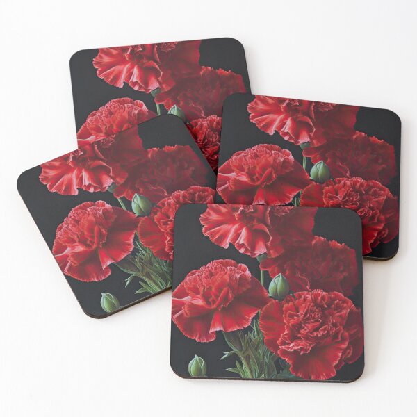 Item preview, Red Carnations  designed and sold by Vanover Designs.
