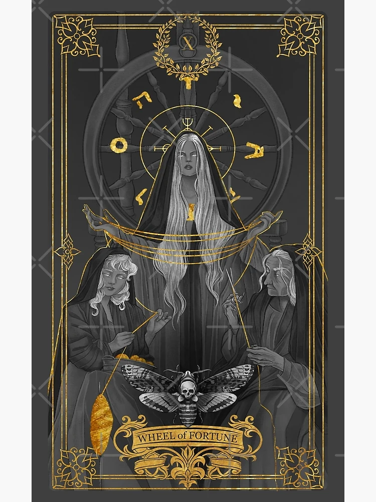 No. 10, The Wheel of Fortune: Limited Edition, Hand-Signed Tarot Card hot Original Print