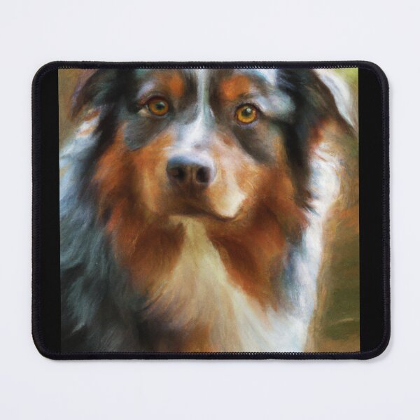 Item preview, Australian Shepherd - Dog Portrait designed and sold by CrankyOldDude.